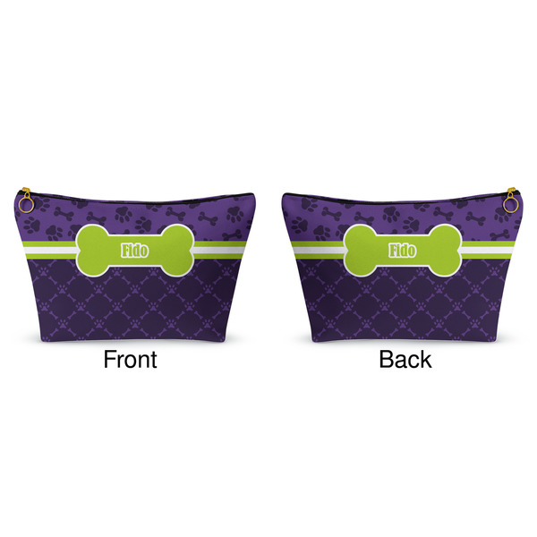 Pawprints & Bones Makeup Bag (Front and Back)