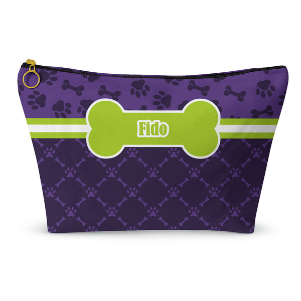 Custom Pawprints & Bones Makeup Bag (Personalized)