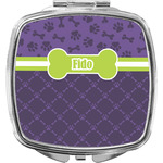 Pawprints & Bones Compact Makeup Mirror (Personalized)