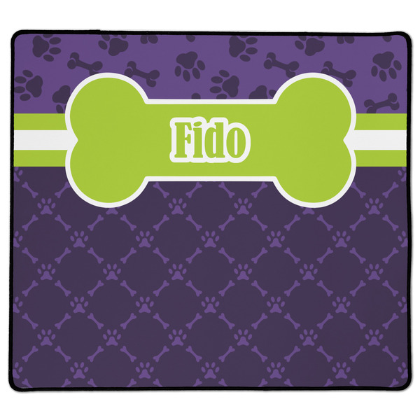 Custom Pawprints & Bones XL Gaming Mouse Pad - 18" x 16" (Personalized)