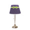 Pawprints & Bones Poly Film Empire Lampshade - On Stand