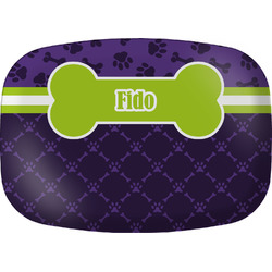 Pawprints & Bones Melamine Platter (Personalized)