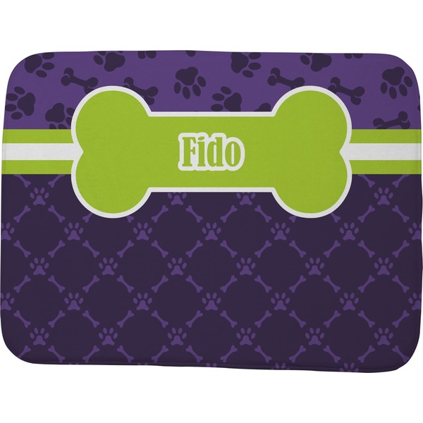 Pawprints & Bones Memory Foam Bath Mat 48 X 36