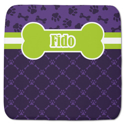 Pawprints & Bones Memory Foam Bath Mat - 48"x48" (Personalized)