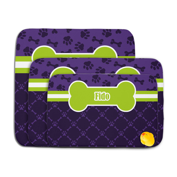 Pawprints & Bones Memory Foam Bath Mat - MAIN PARENT