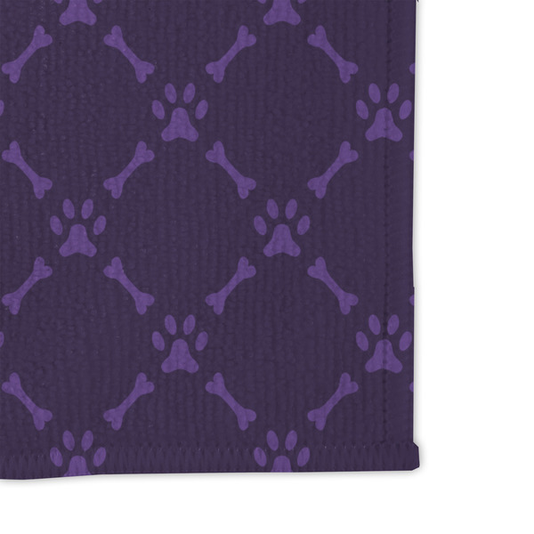 Pawprints & Bones Microfiber Dish Rag - DETAIL