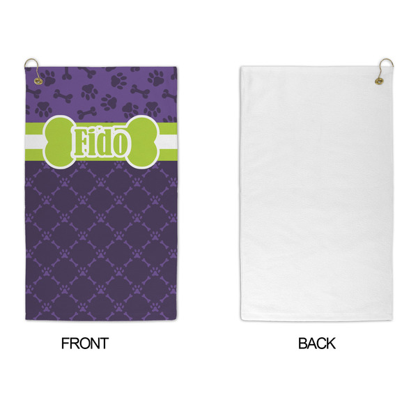 Pawprints & Bones Microfiber Golf Towels - APPROVAL