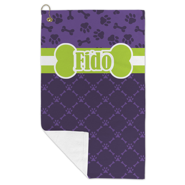 Pawprints & Bones Microfiber Golf Towels - FOLD