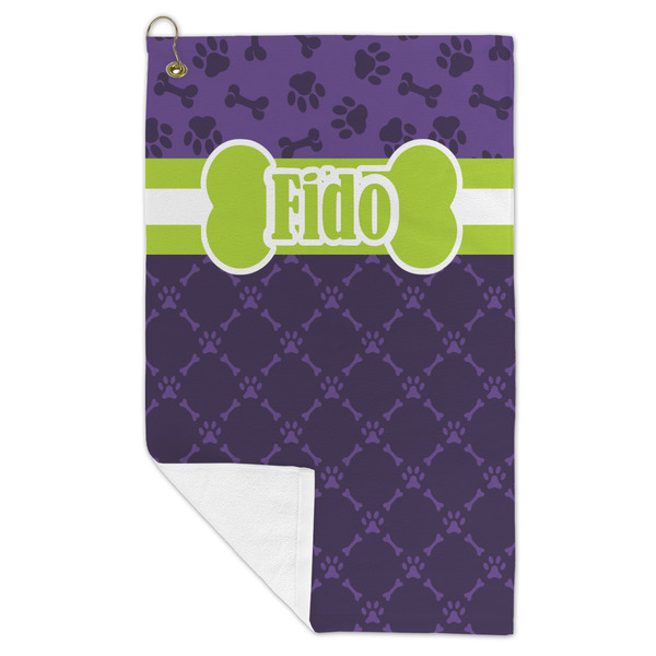 Pawprints & Bones Microfiber Golf Towels - FOLD