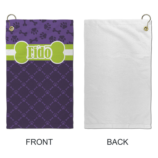 Pawprints & Bones Microfiber Golf Towels - Small - APPROVAL