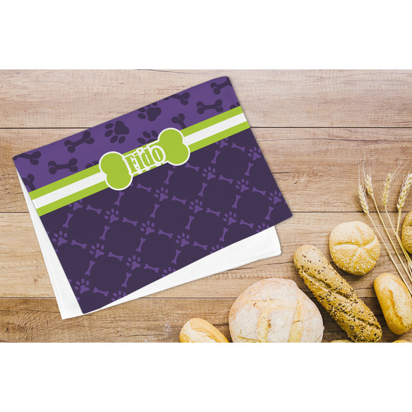 Pawprints & Bones Microfiber Kitchen Towel - LIFESTYLE