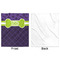 Pawprints & Bones Minky Blanket - 50"x60" - Single Sided - Front & Back