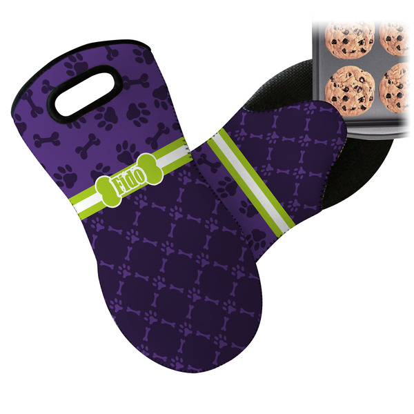 Pawprints & Bones Neoprene Oven Mitt