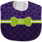 Pawprints & Bones Velour Baby Bib w/ Name or Text