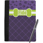 Pawprints & Bones Notebook Padfolio - Large w/ Name or Text