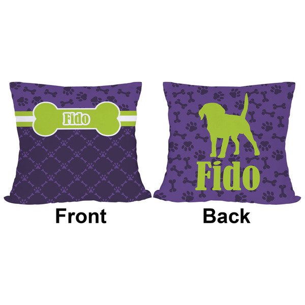 Pawprints & Bones Outdoor Pillow - 20x20