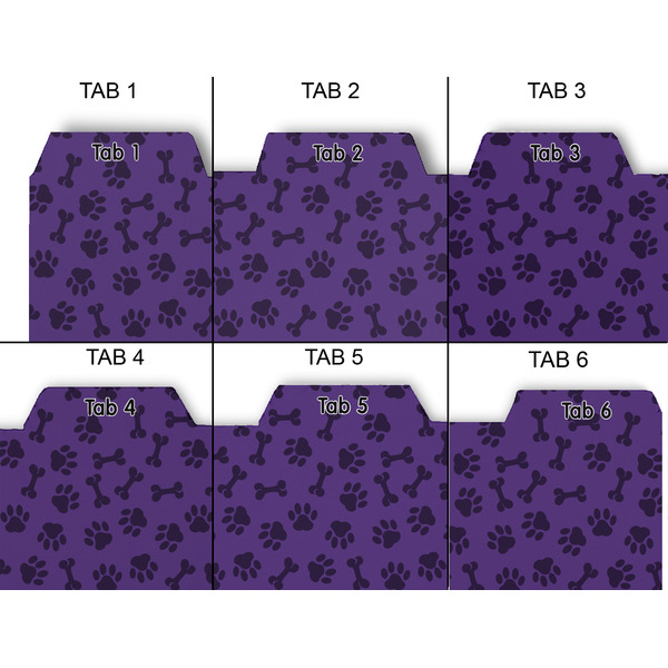 Pawprints & Bones Page Dividers - Set of 6 - Approval