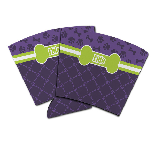 Custom Pawprints & Bones Party Cup Sleeve (Personalized)