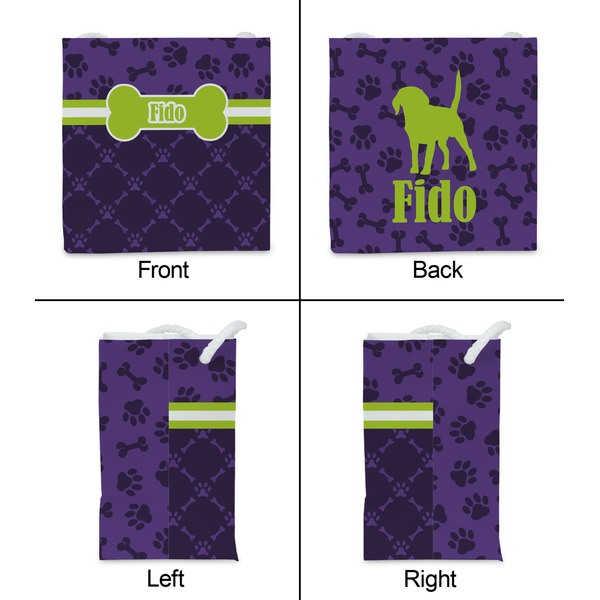 Pawprints & Bones Party Favor Gift Bag - Gloss - Approval