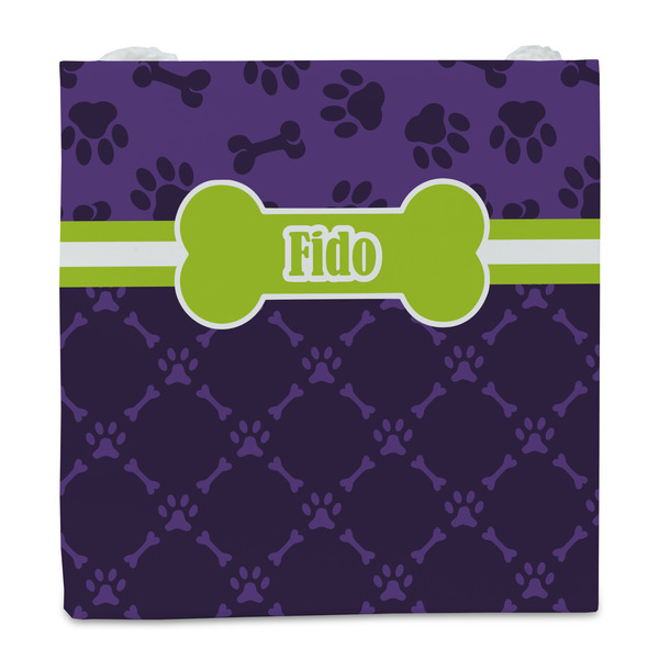 Pawprints & Bones Party Favor Gift Bag - Gloss - Front