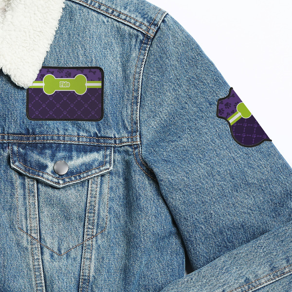 Pawprints & Bones Patches Lifestyle Jean Jacket Detail