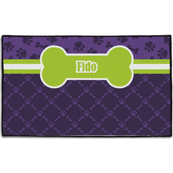 Pawprints & Bones Door Mat - 60"x36" (Personalized)