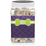 Pawprints & Bones Dog Treat Jar (Personalized)