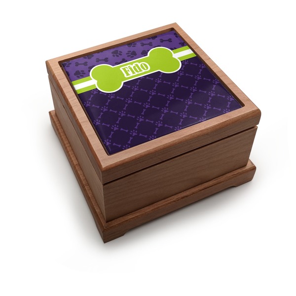 Custom Pawprints & Bones Pet Urn (Personalized)