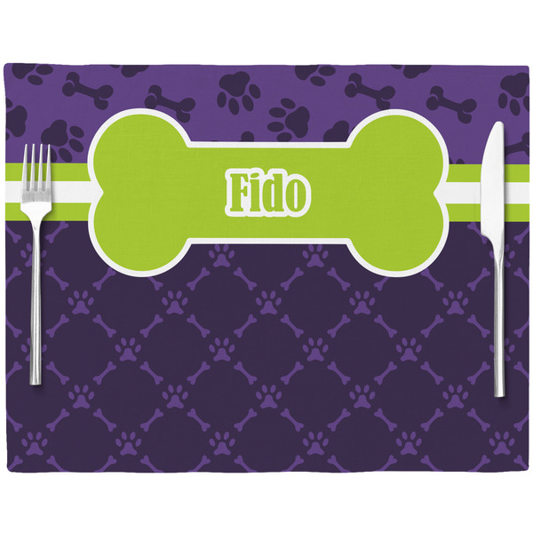 Pawprints & Bones Placemat with Props