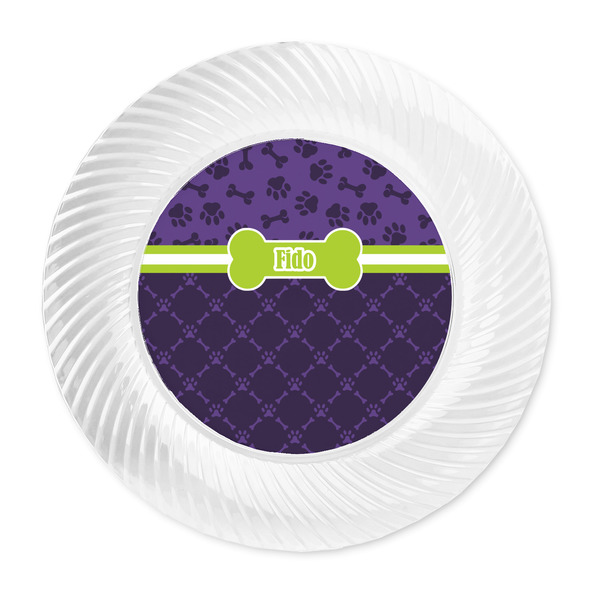 Pawprints & Bones Plastic Party Dinner Plates - Approval