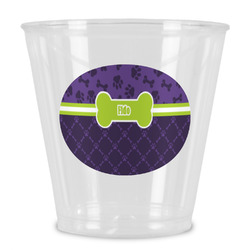 Pawprints & Bones Plastic Shot Glass (Personalized)