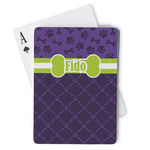 Pawprints & Bones Playing Cards (Personalized)