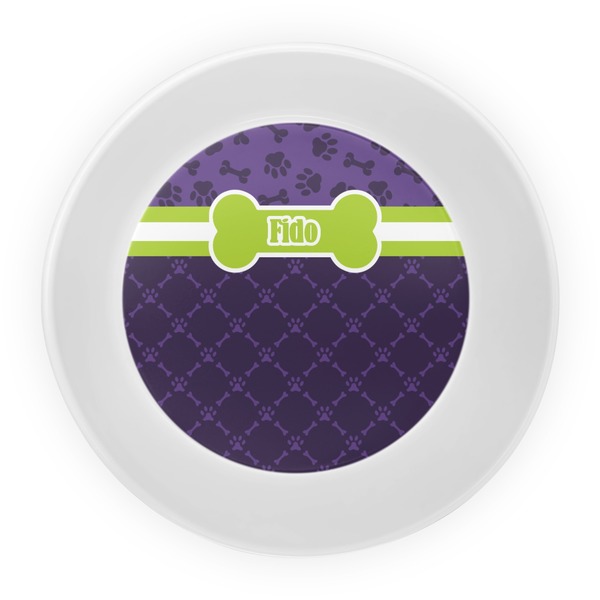 Pawprints & Bones Melamine Bowl - Center