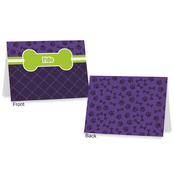 Pawprints & Bones Postcard - Front and Back