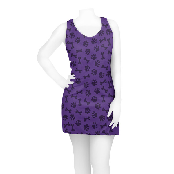 Pawprints & Bones Racerback Dress - On Model - Front