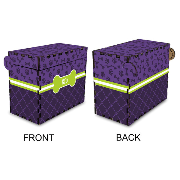 Pawprints & Bones Recipe Box - Full Color - Approval