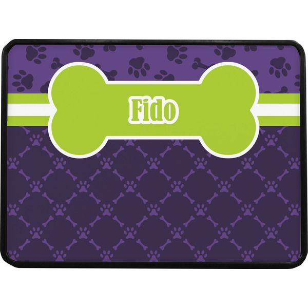 Pawprints & Bones Rectangular Car Hitch Cover w/ FRP Insert