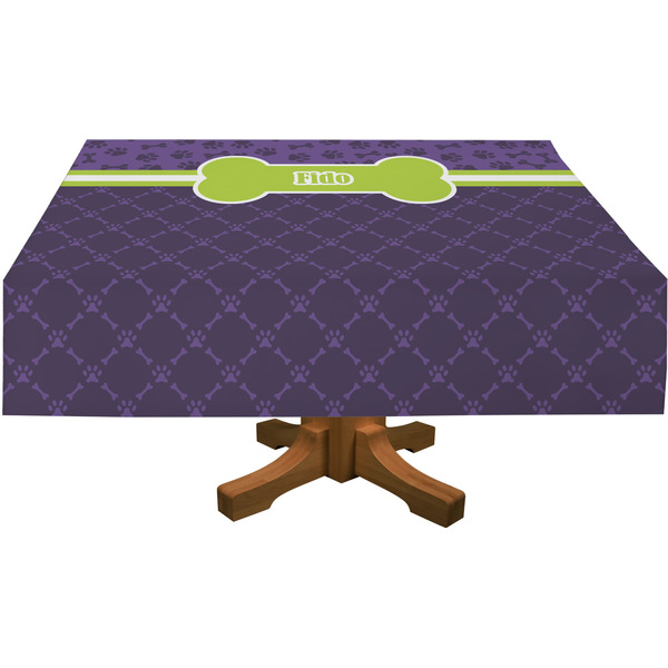 Pawprints & Bones Rectangular Tablecloths (Personalized)