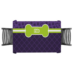 Pawprints & Bones Tablecloth - 58"x58" (Personalized)