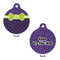 Pawprints & Bones Round Pet ID Tag - Large - Approval