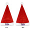 Pawprints & Bones Santa Hats - Front and Back (Double Sided Print) APPROVAL