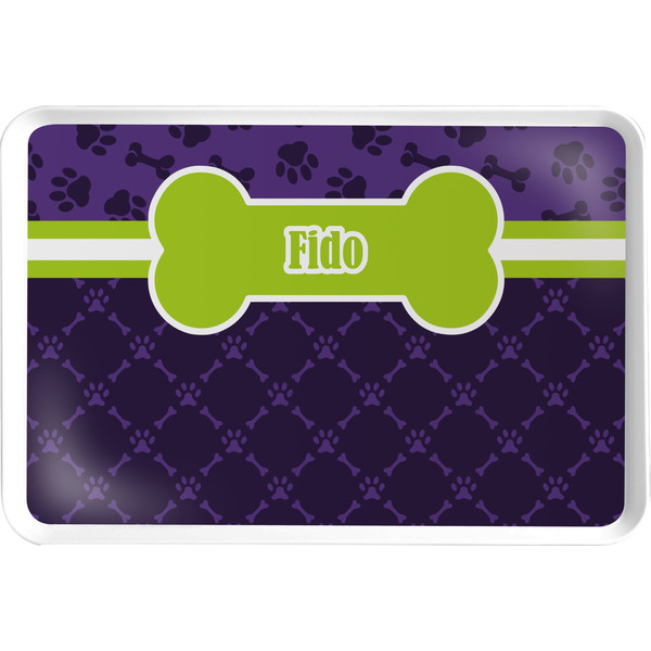 Custom Pawprints & Bones Serving Tray (Personalized)