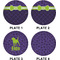 Pawprints & Bones Set of Lunch / Dinner Plates (Approval)