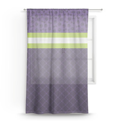 Pawprints & Bones Sheer Curtain