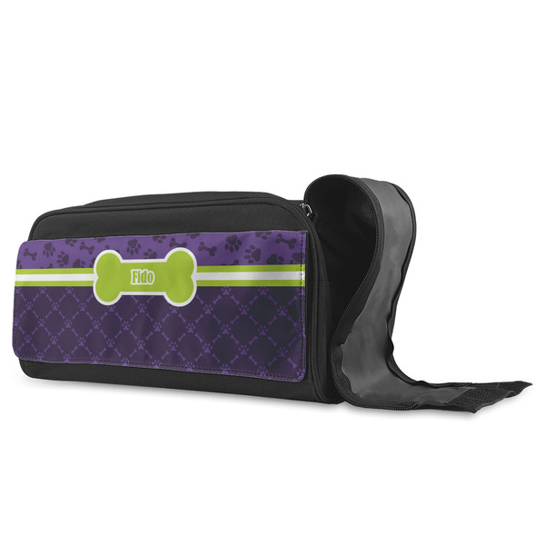 Pawprints & Bones Shoe Bags - ANGLE (Open)