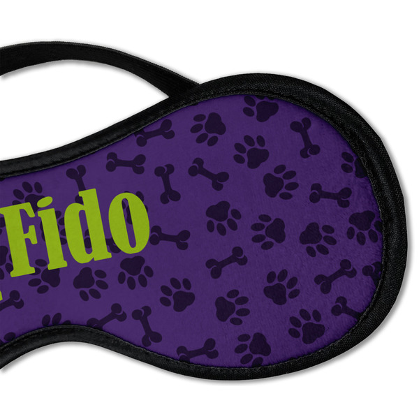 Pawprints & Bones Sleeping Eye Mask - DETAIL Large