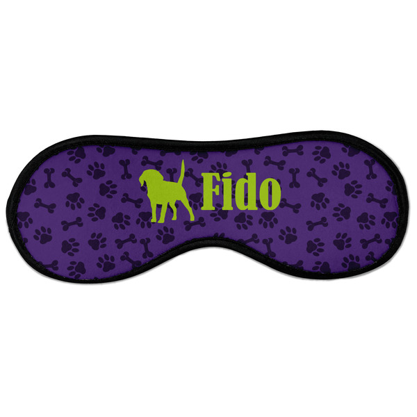 Custom Pawprints & Bones Sleeping Eye Masks - Large (Personalized)