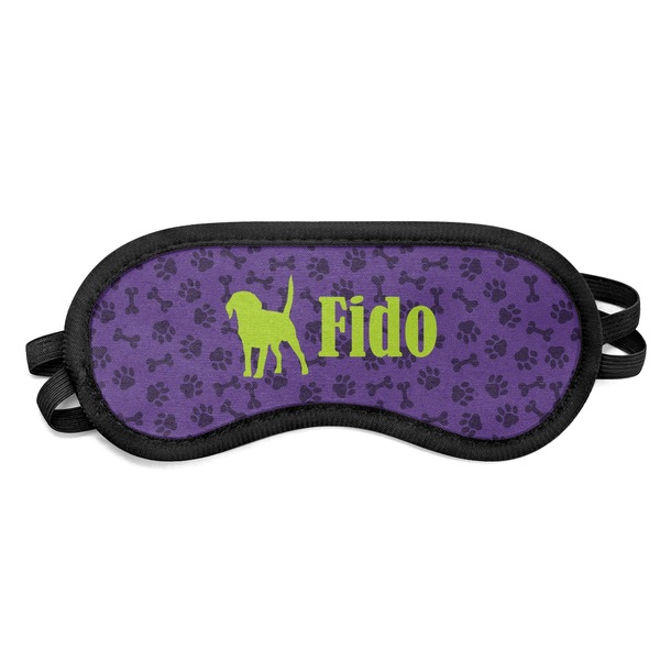 Custom Pawprints & Bones Sleeping Eye Mask (Personalized)