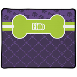 Pawprints & Bones Large Gaming Mouse Pad - 12.5" x 10" (Personalized)