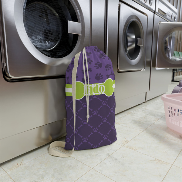 Pawprints & Bones Small Landry Bag - In Context